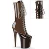 Pleaser - FLAMINGO1054DC Platform Boots, Pole dance shoes - Brown Product image